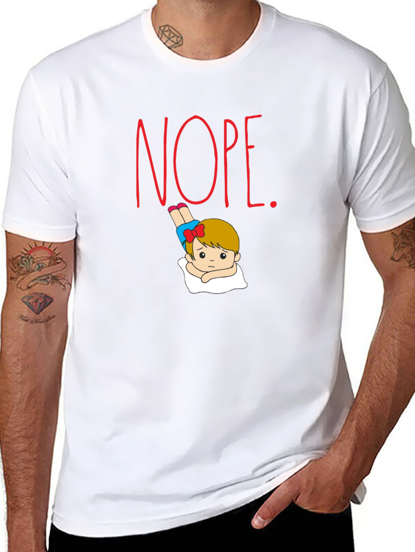 Nope T-Shirt - Funny Graphic Tee