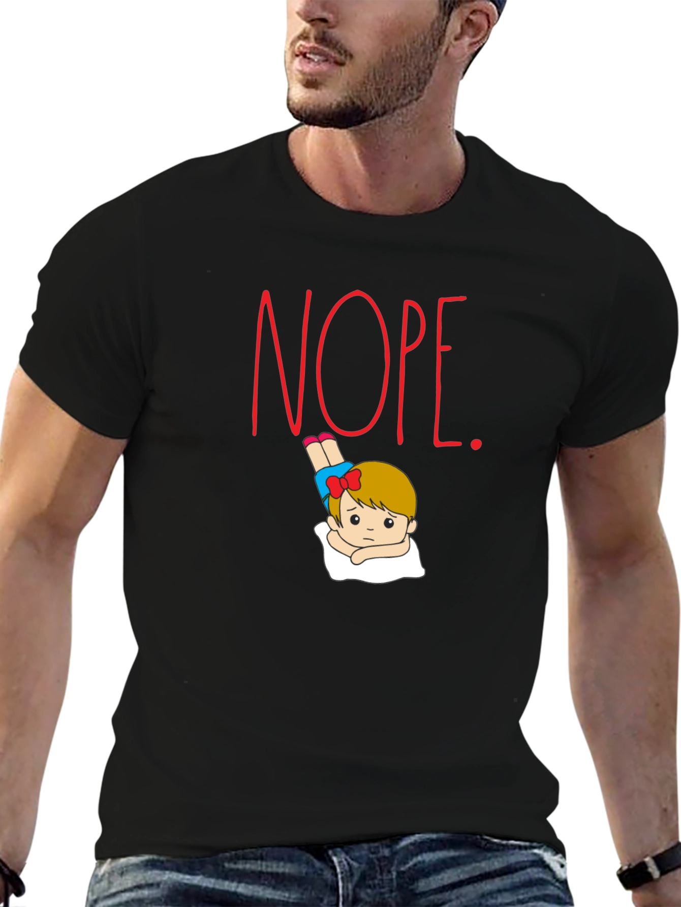 Nope T-Shirt - Funny Graphic Tee
