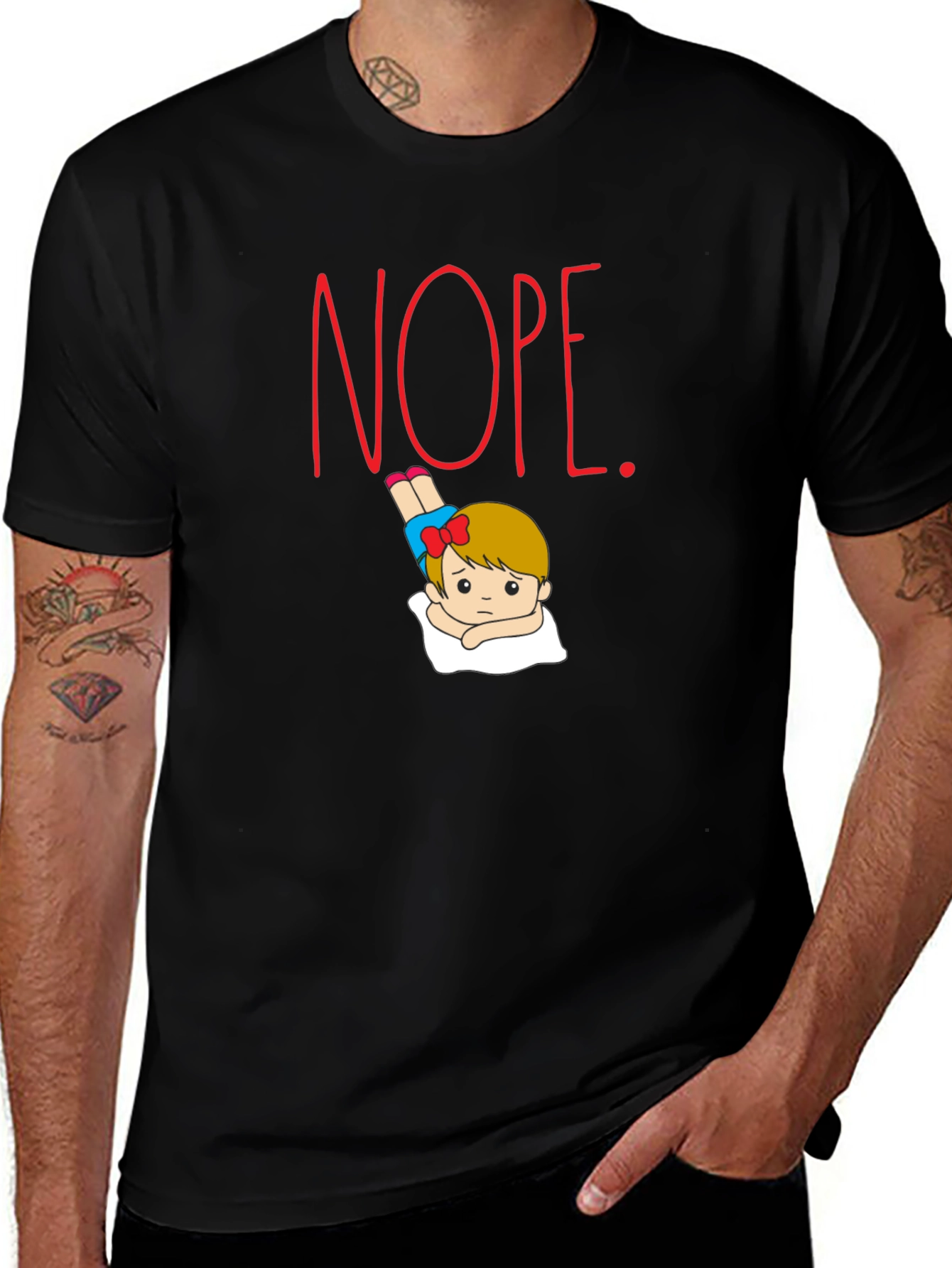 Nope T-Shirt - Funny Graphic Tee