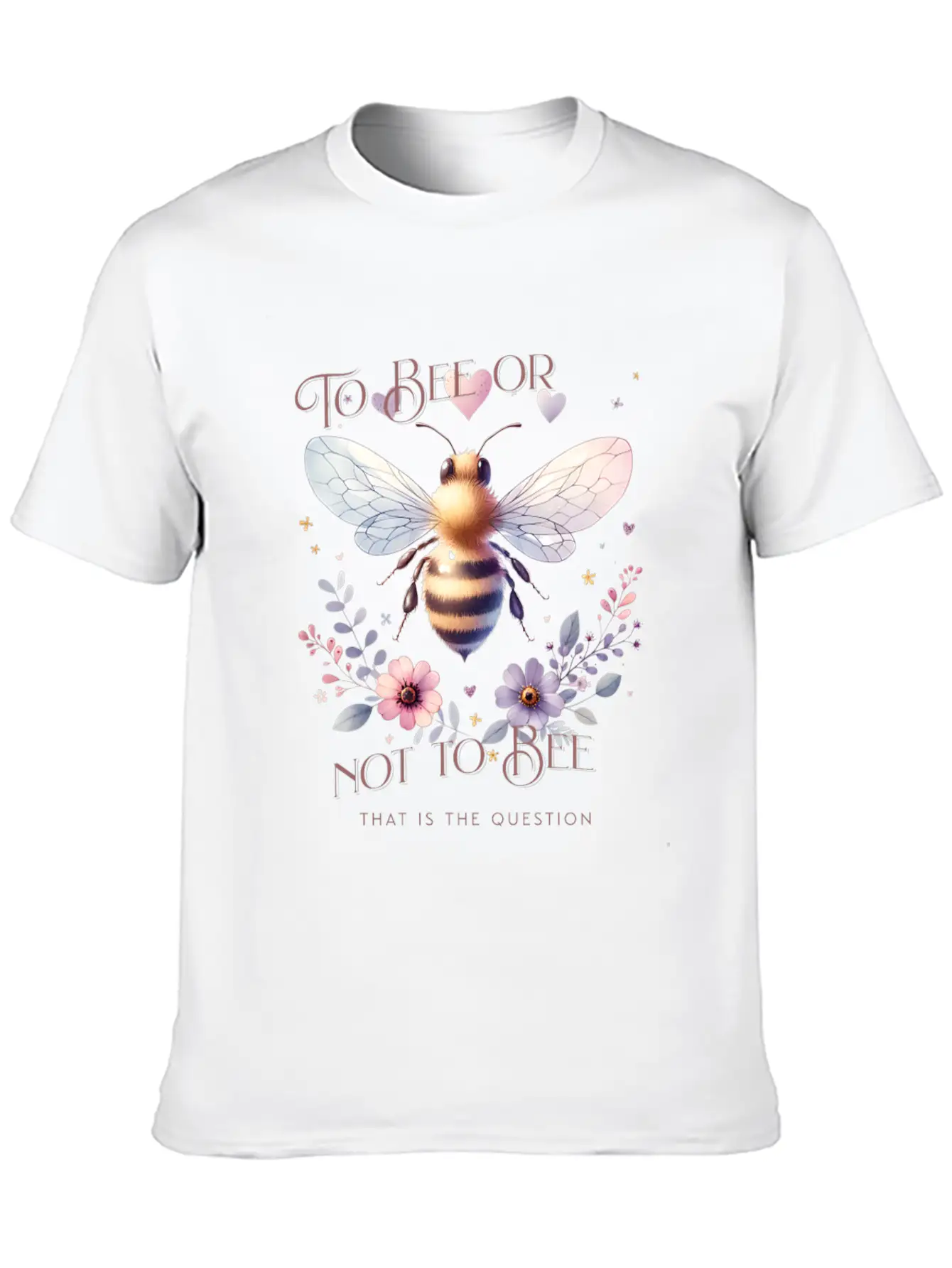 To Bee Or Not To Bee That Is The Question Classic Fit Graphic Tee For Daily Comfort – Unisex Cotton Shirt