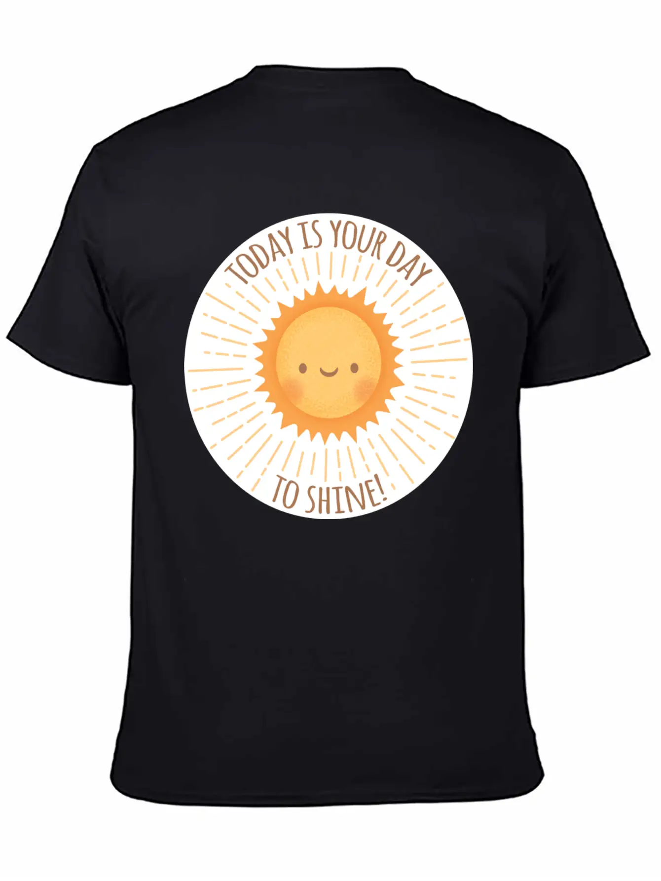 Today Is Your Day To Shine Cute Sun Doodle Essential Cotton Tee For Daily Outfits – Unisex Style