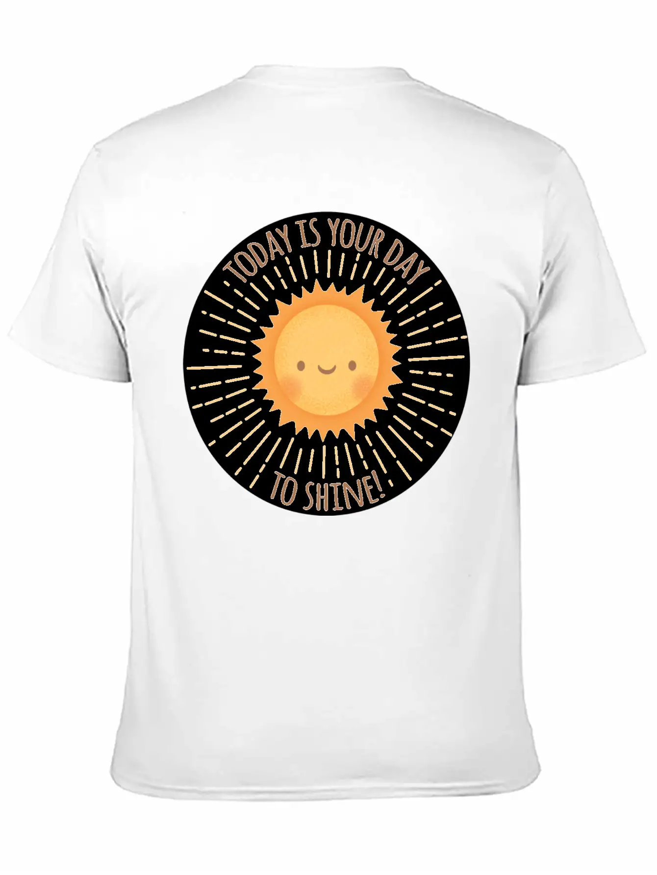 Today Is Your Day To Shine Cute Sun Doodle Essential Cotton Tee For Daily Outfits – Unisex Style