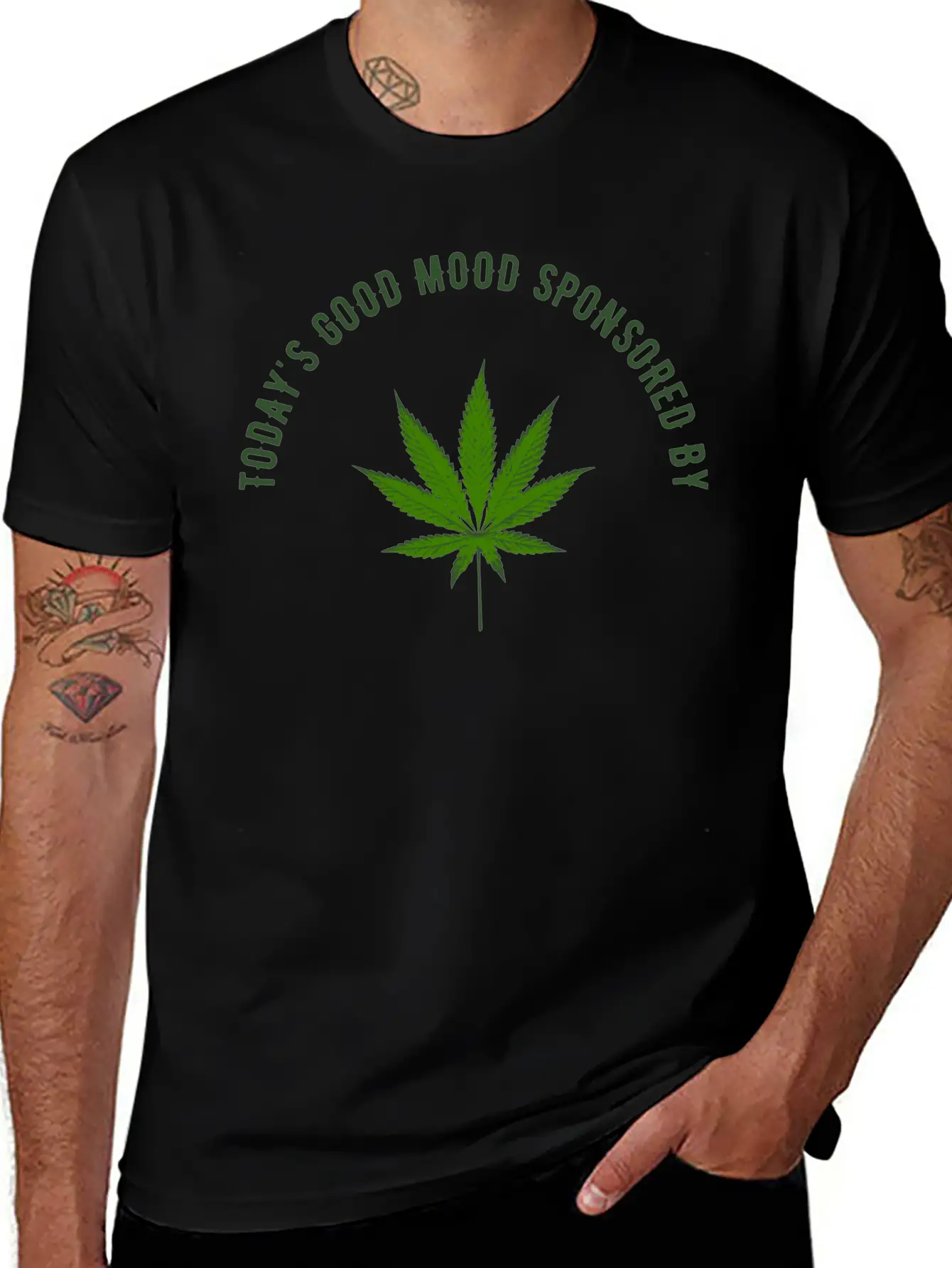 TODAY'S GOOD MOOD SPONSORED BY Unisex Casual T-Shirt – Clean Design For Daily Comfort