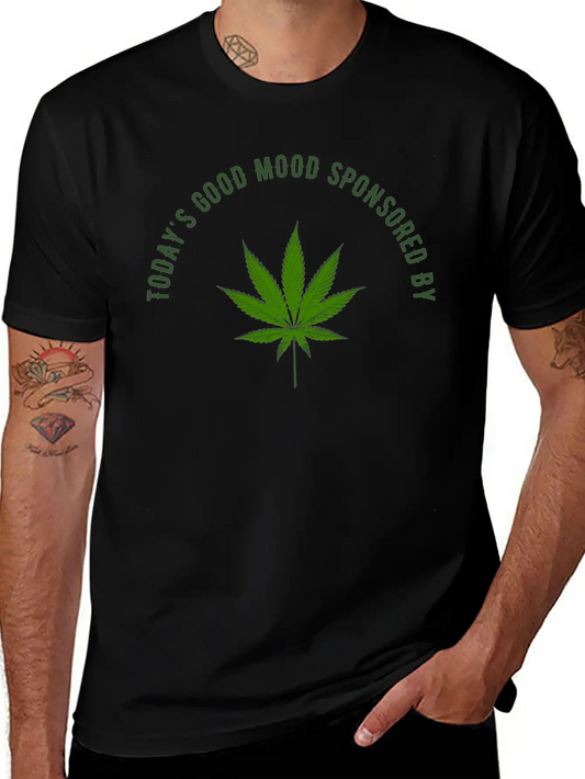 TODAY'S GOOD MOOD SPONSORED BY Unisex Casual T-Shirt – Clean Design For Daily Comfort