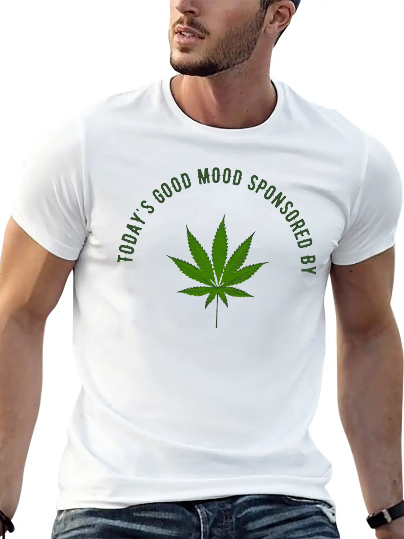 TODAY'S GOOD MOOD SPONSORED BY Unisex Casual T-Shirt – Clean Design For Daily Comfort