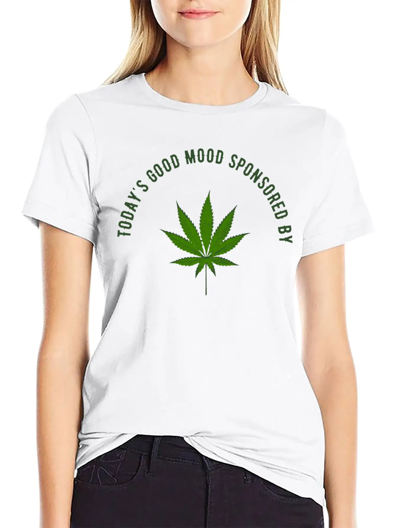 TODAY'S GOOD MOOD SPONSORED BY Unisex Casual T-Shirt – Clean Design For Daily Comfort