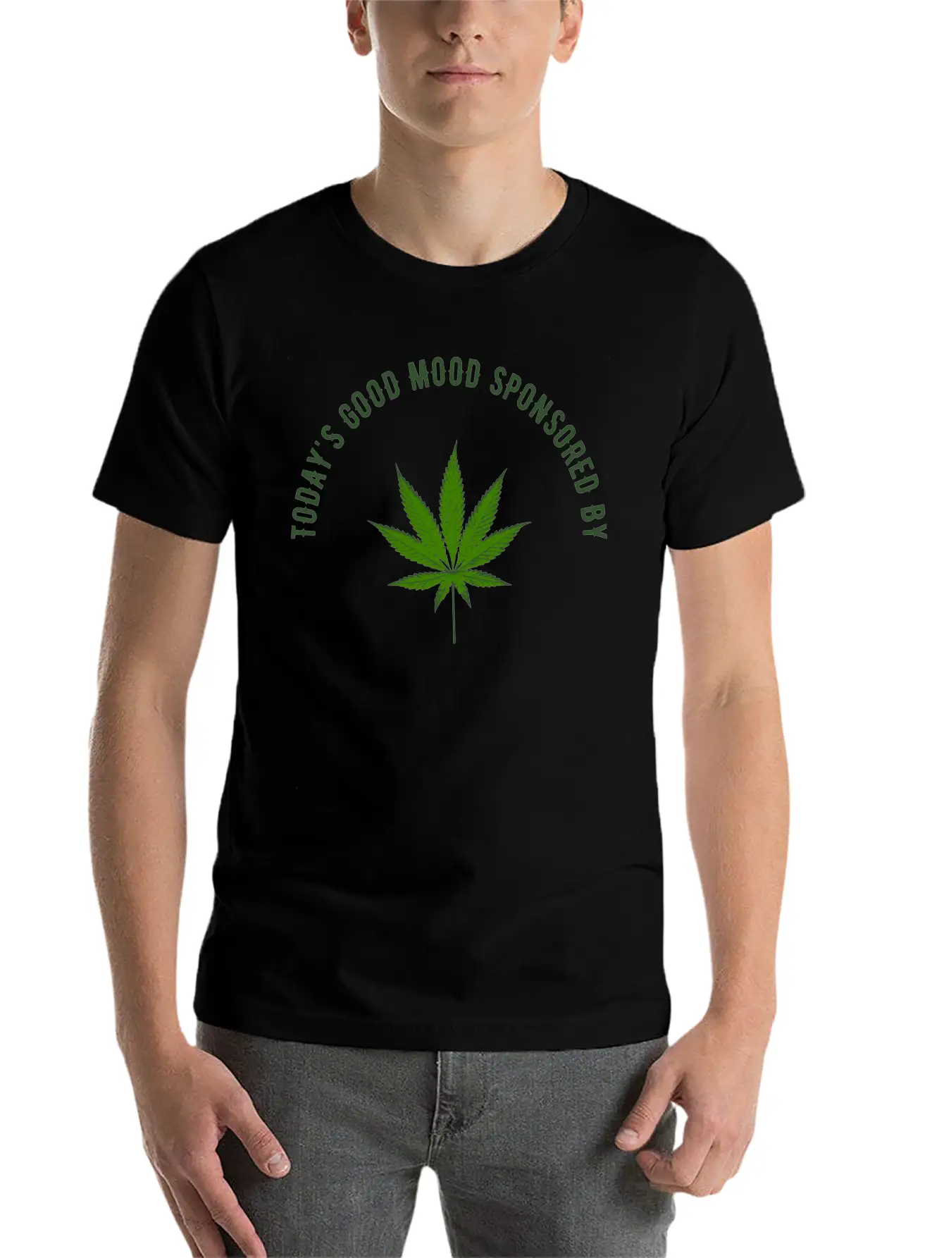 TODAY'S GOOD MOOD SPONSORED BY Unisex Casual T-Shirt – Clean Design For Daily Comfort