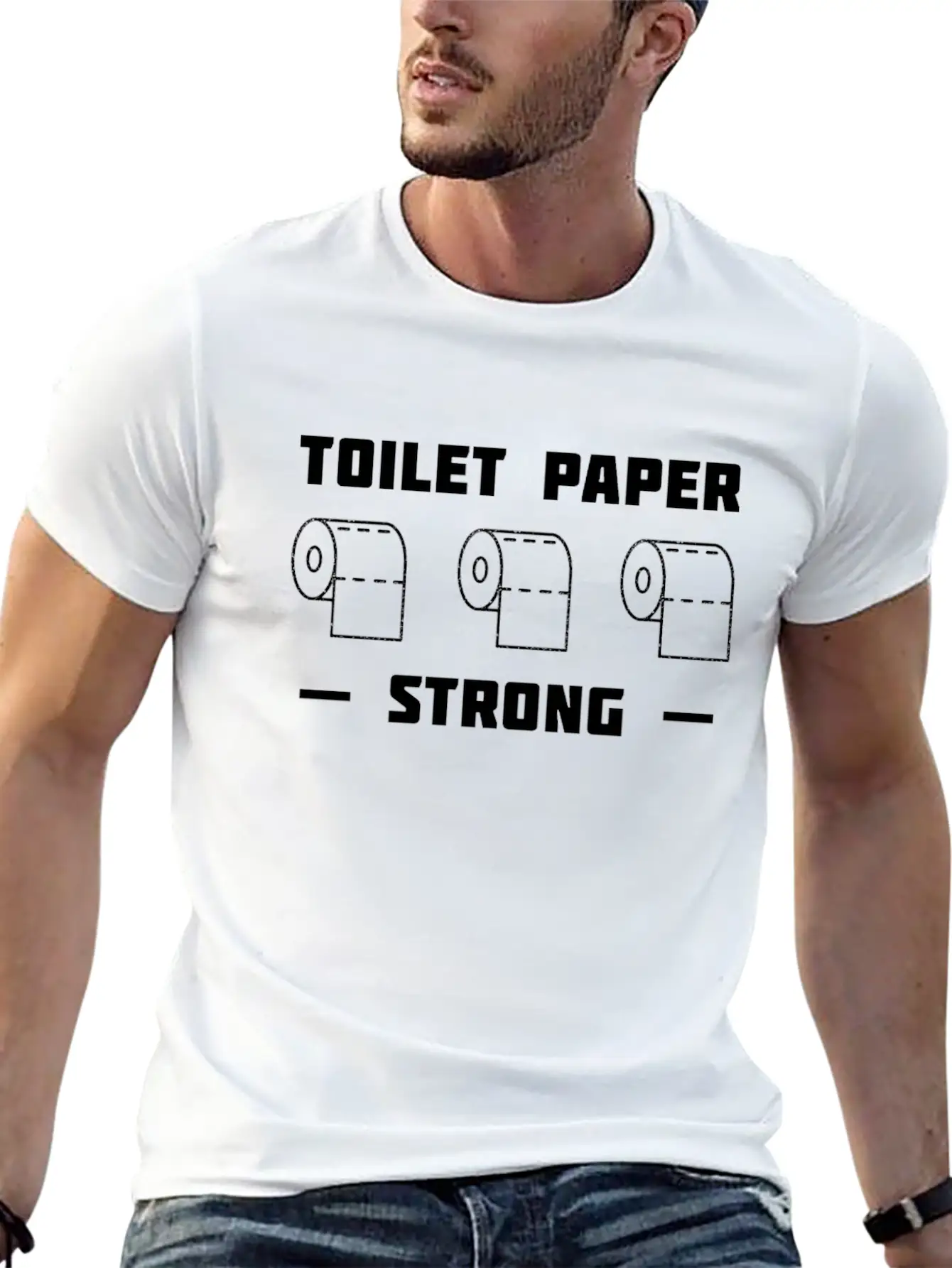 Toilet Paper 2020 Strong Unisex Casual T-Shirt ��� Clean Design For Daily Comfort