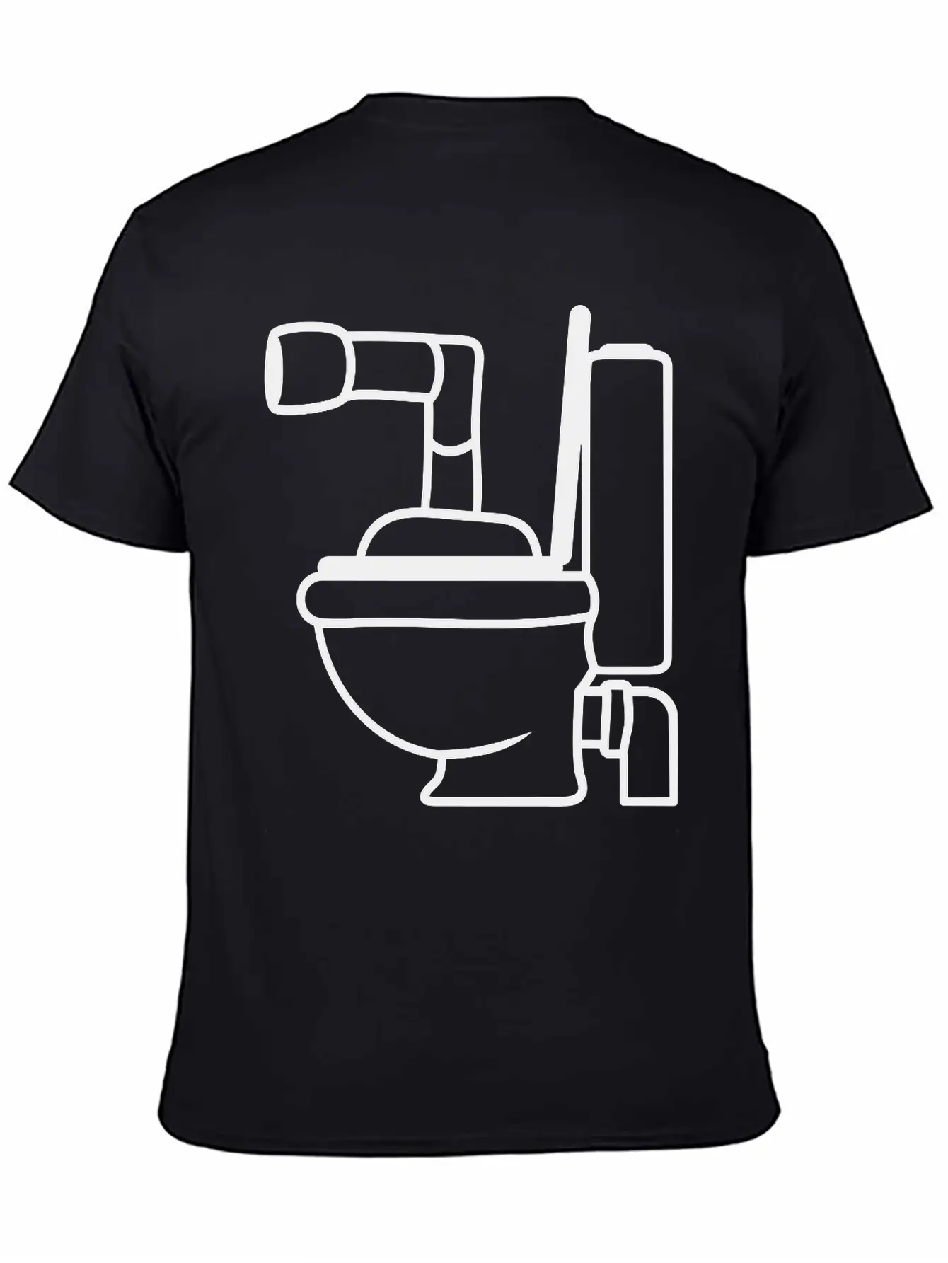 Toilet Toilet Bowl Bowl Design Cool Submarine Swim Unisex Casual T-Shirt ��� Clean Design For Daily Comfort
