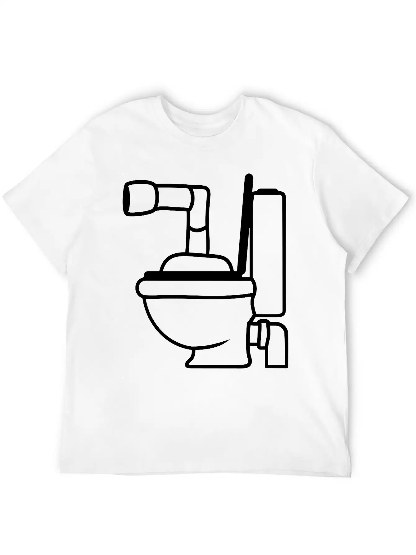 Toilet Toilet Bowl Bowl Design Cool Submarine Swim Unisex Casual T-Shirt ��� Clean Design For Daily Comfort