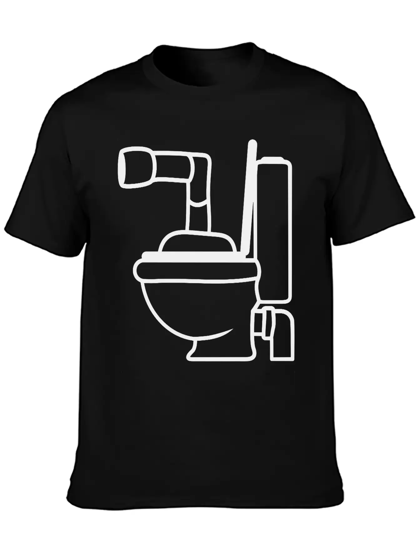 Toilet Toilet Bowl Bowl Design Cool Submarine Swim Unisex Casual T-Shirt ��� Clean Design For Daily Comfort