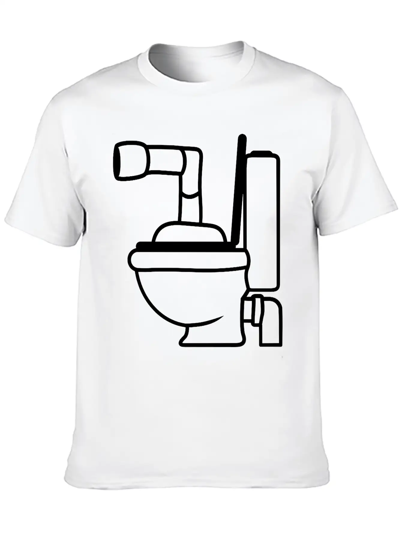 Toilet Toilet Bowl Bowl Design Cool Submarine Swim Unisex Casual T-Shirt ��� Clean Design For Daily Comfort