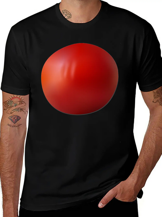 Tomato Mesh Gradient Relaxed Everyday Tee – Lightweight And Durable Cotton