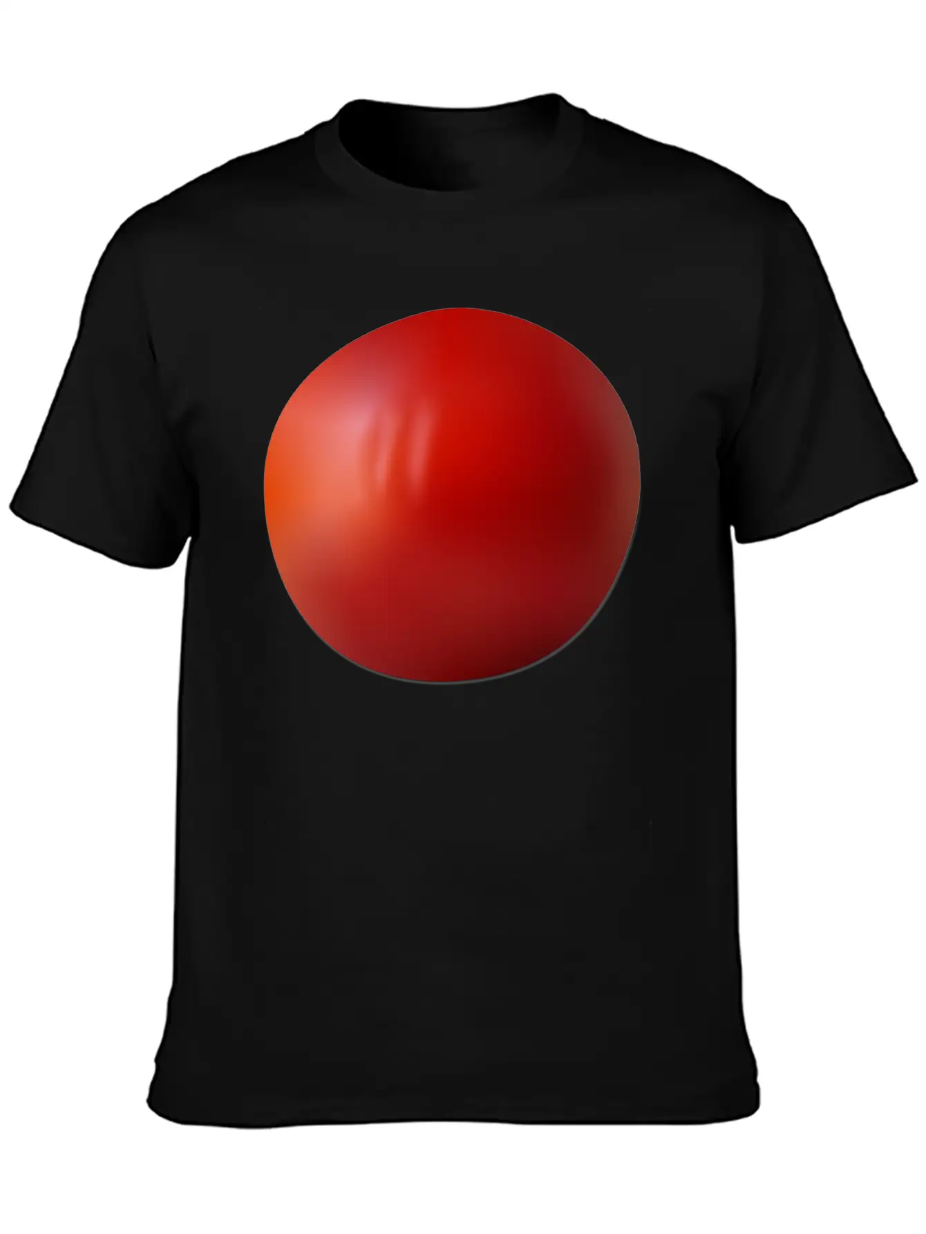 Tomato Mesh Gradient Relaxed Everyday Tee – Lightweight And Durable Cotton