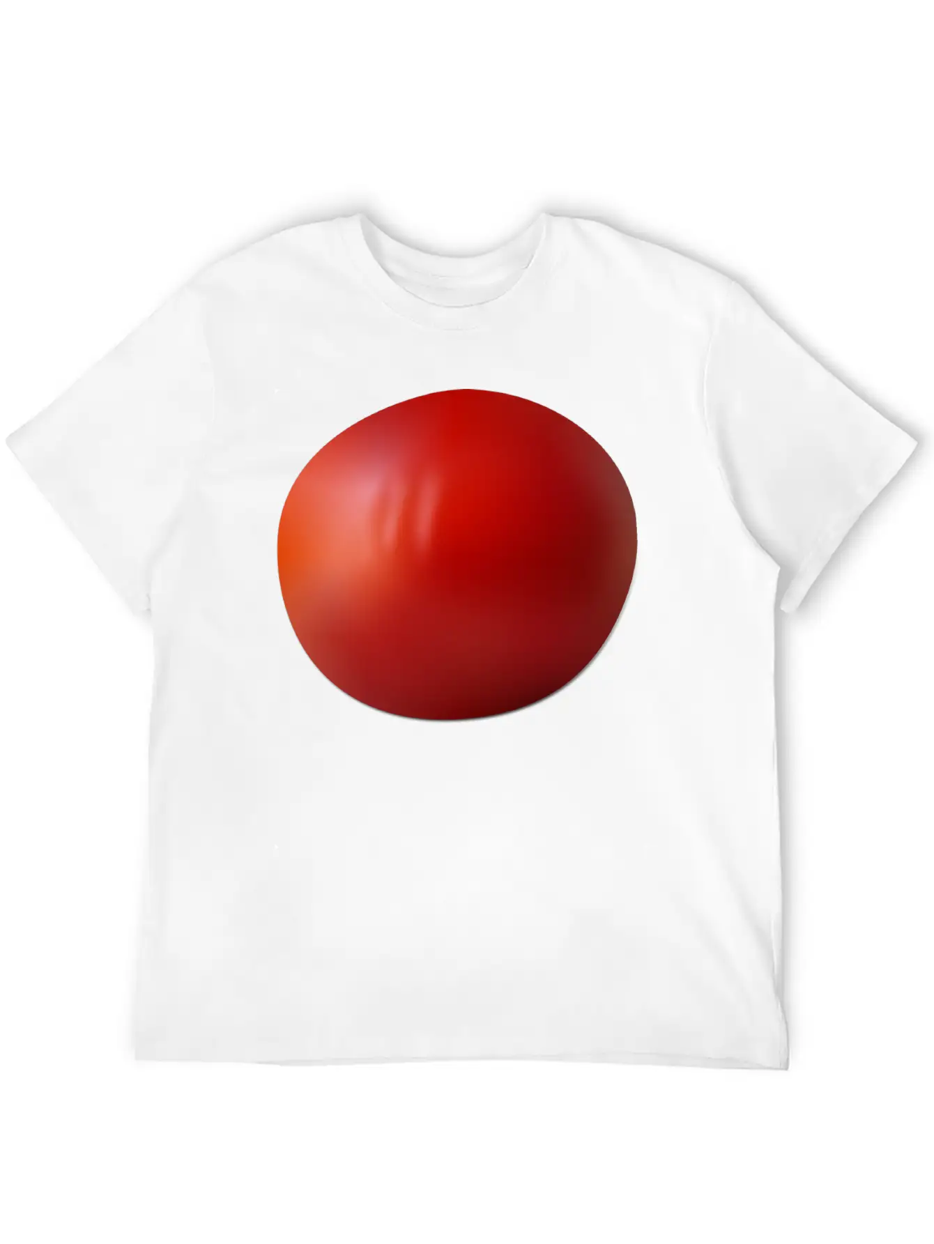 Tomato Mesh Gradient Relaxed Everyday Tee – Lightweight And Durable Cotton
