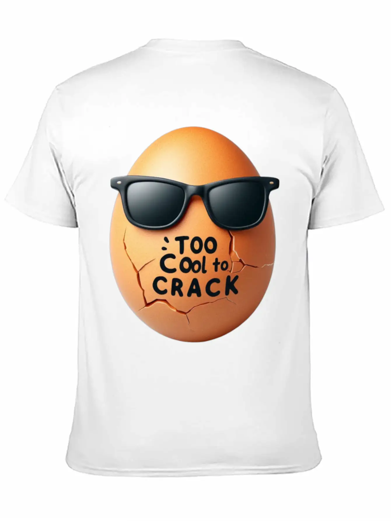 TOO COOL TO CRACK Comfortable Minimalist Graphic Tee – Summer Style Essential