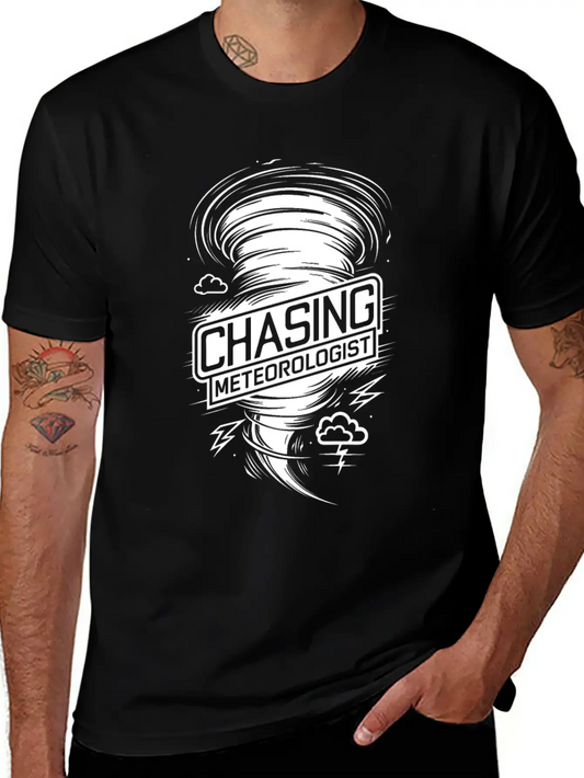Tornado Twister Chasing Meteorologist Unisex Casual T-Shirt ��� Clean Design For Daily Comfort