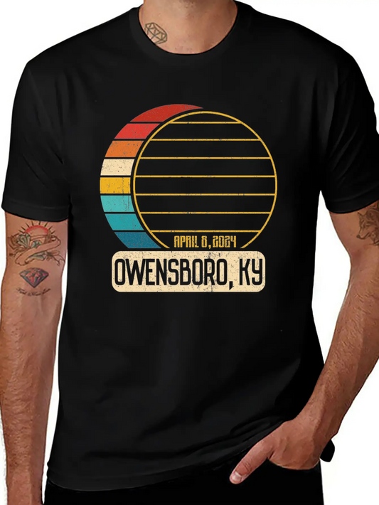 Total Solar Eclipse Kentucky Owensboro EclipseOwen Basic Graphic T-Shirt – Daily Comfort In Soft Cotton