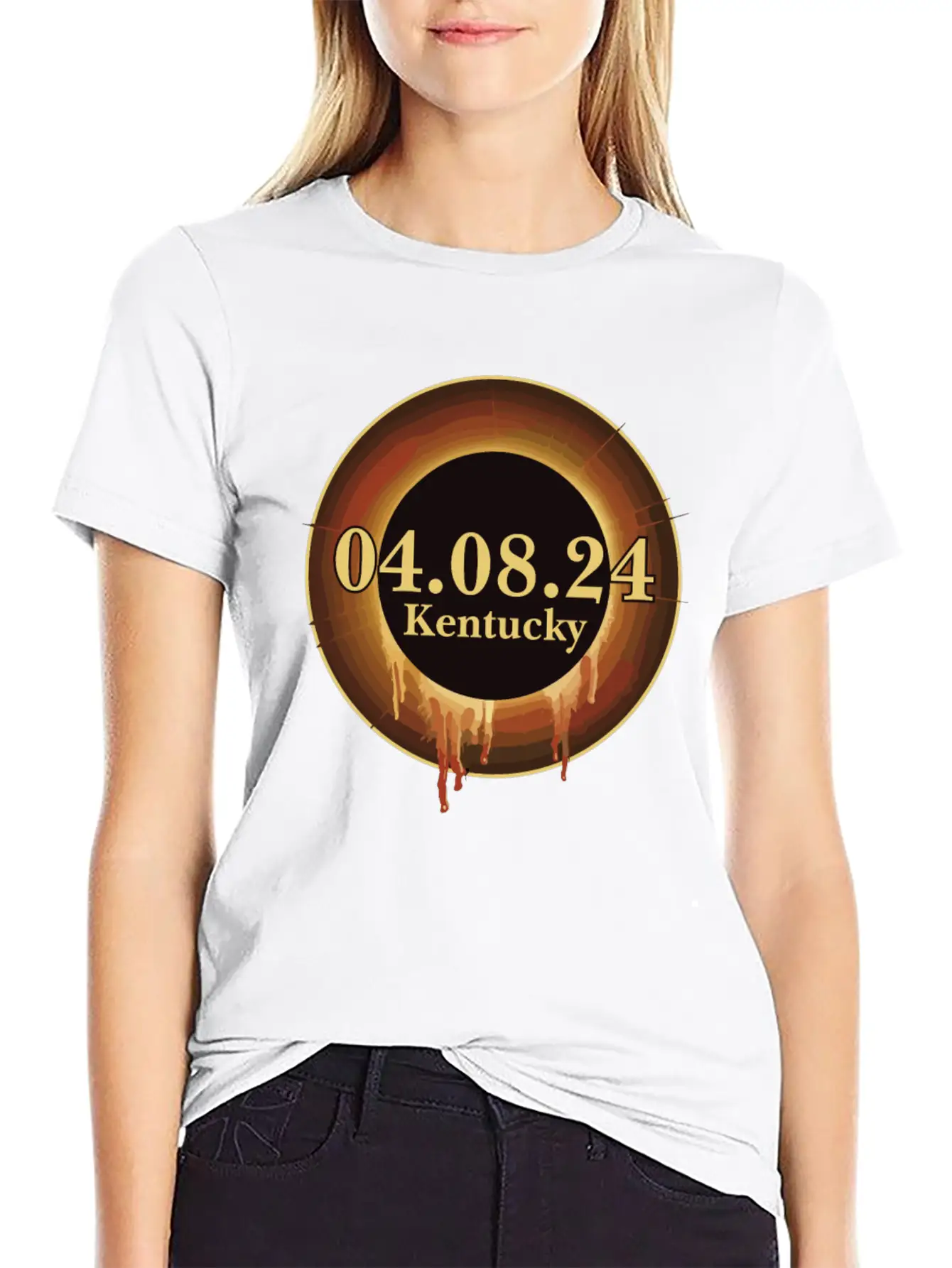 Total Solar Eclipse Path Of Totality Kentucky Unisex Casual T-Shirt – Clean Design For Daily Comfort