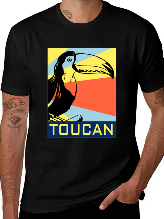 Toucan Gift Tropical Jungle Bird Watching Pecker Essential Cotton Tee For Daily Outfits – Unisex Style