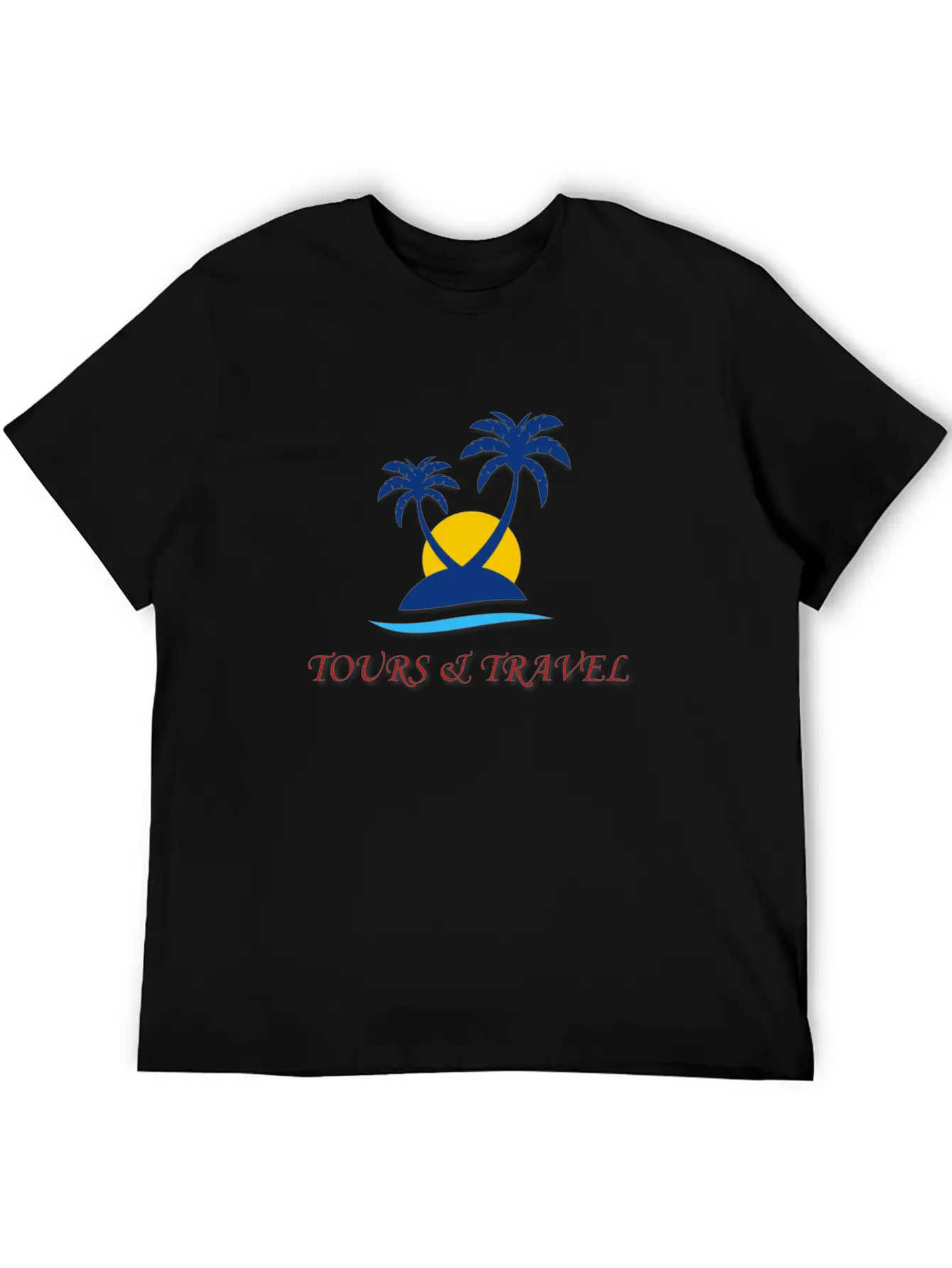 Tours And Travel Modern Fit Casual T-Shirt – Clean And Versatile Design