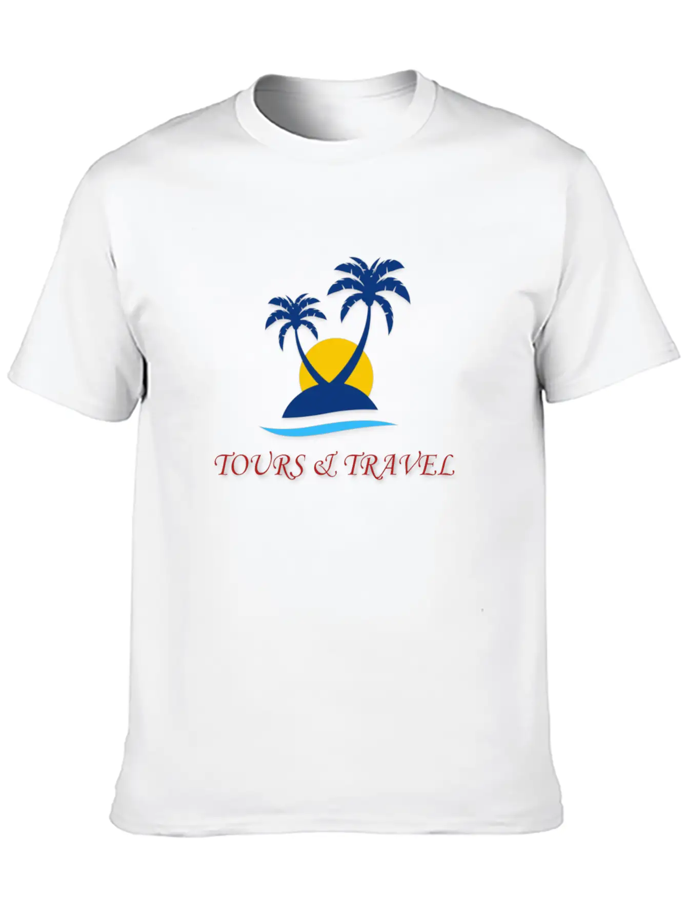 Tours And Travel Modern Fit Casual T-Shirt – Clean And Versatile Design