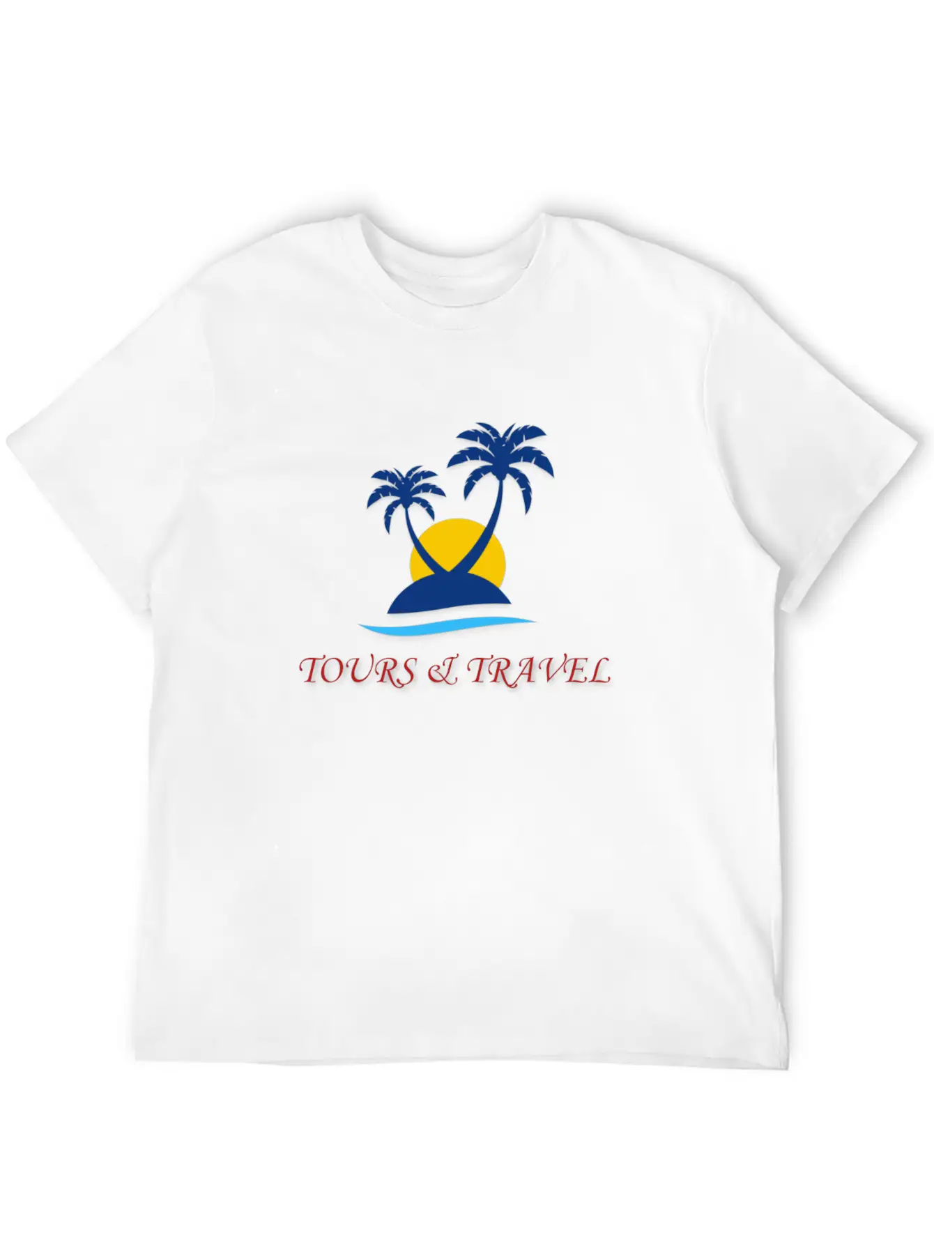 Tours And Travel Modern Fit Casual T-Shirt – Clean And Versatile Design