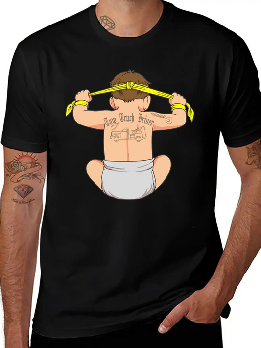 Tow Truck Driver Funny Legal Hooker Gift Tow Lightweight Cotton T-Shirt – Daily Comfort Graphic Shirt