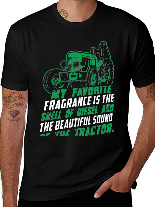 Tractor - My Favorite Fragrance Is The Sound Of Modern Fit Casual T-Shirt – Clean And Versatile Design