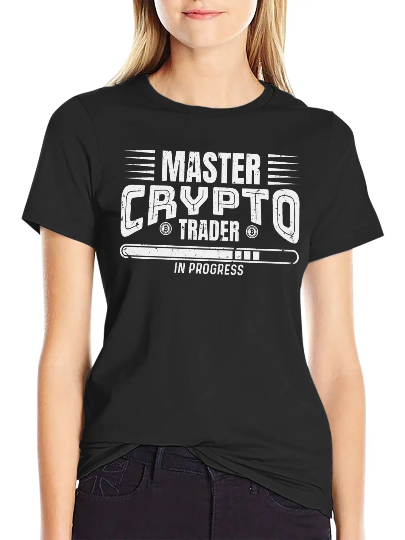Trader Crypto Decision Investors Cryptocurrency Relaxed Everyday Tee – Lightweight And Durable Cotton
