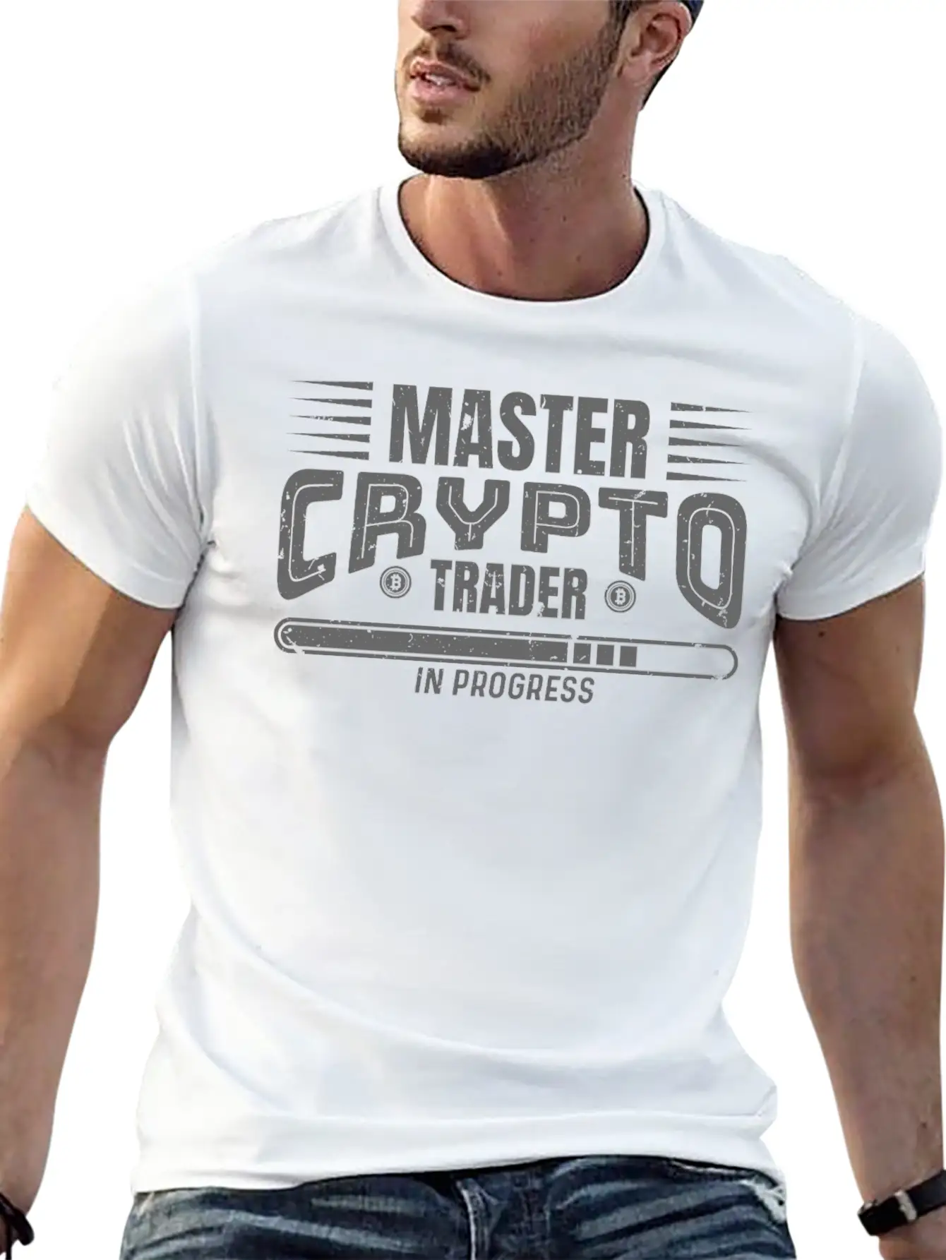 Trader Crypto Decision Investors Cryptocurrency Relaxed Everyday Tee – Lightweight And Durable Cotton