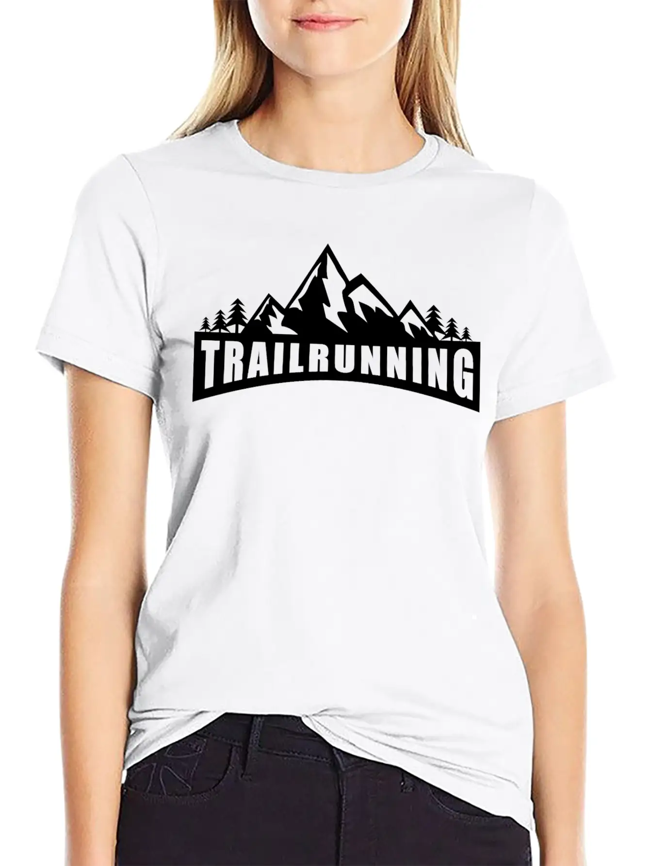 Trail Run Ultra Trail Running Berg Trekking Basic Graphic T-Shirt – Daily Comfort In Soft Cotton