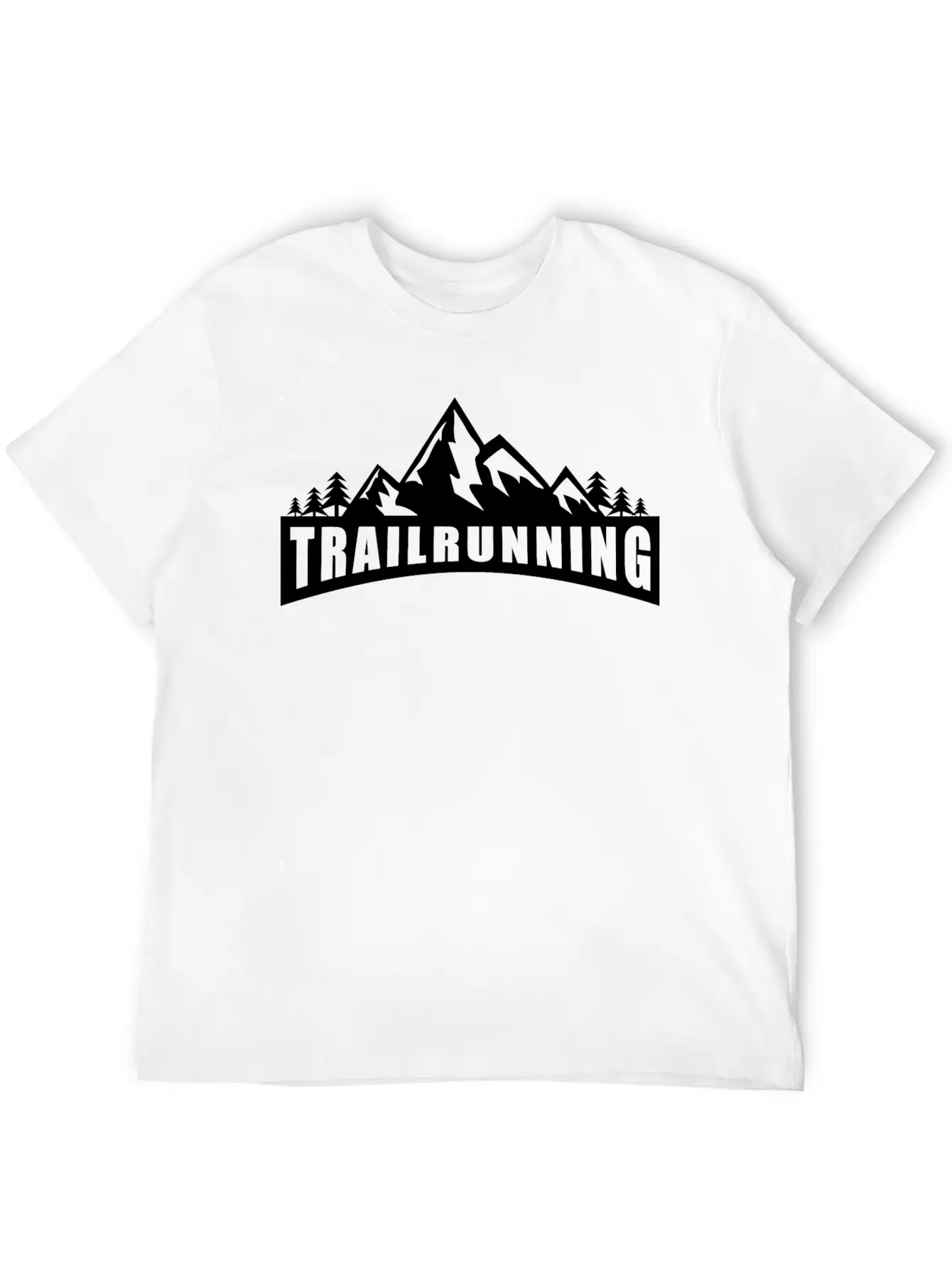 Trail Run Ultra Trail Running Berg Trekking Basic Graphic T-Shirt – Daily Comfort In Soft Cotton