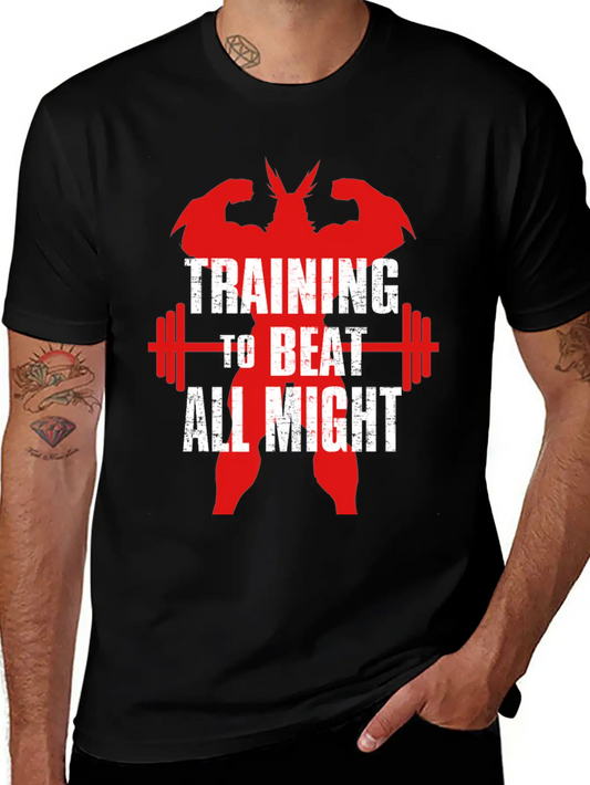 Training To Beat All Might Soft Cotton Short Sleeve Tee – Unisex Wardrobe Staple