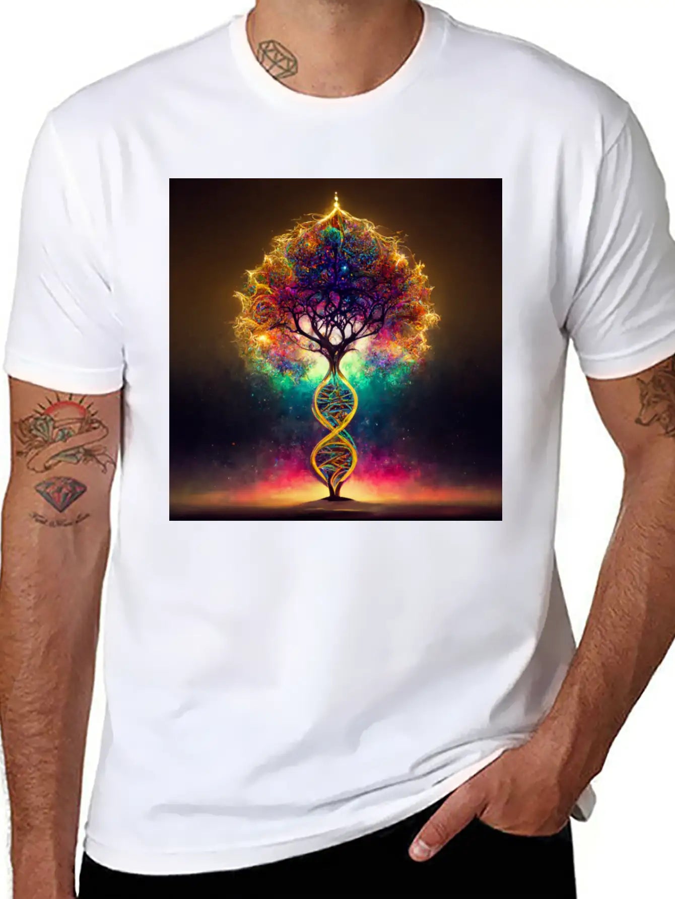 Tree Of Creation V1 Unisex Casual T-Shirt – Clean Design For Daily Comfort