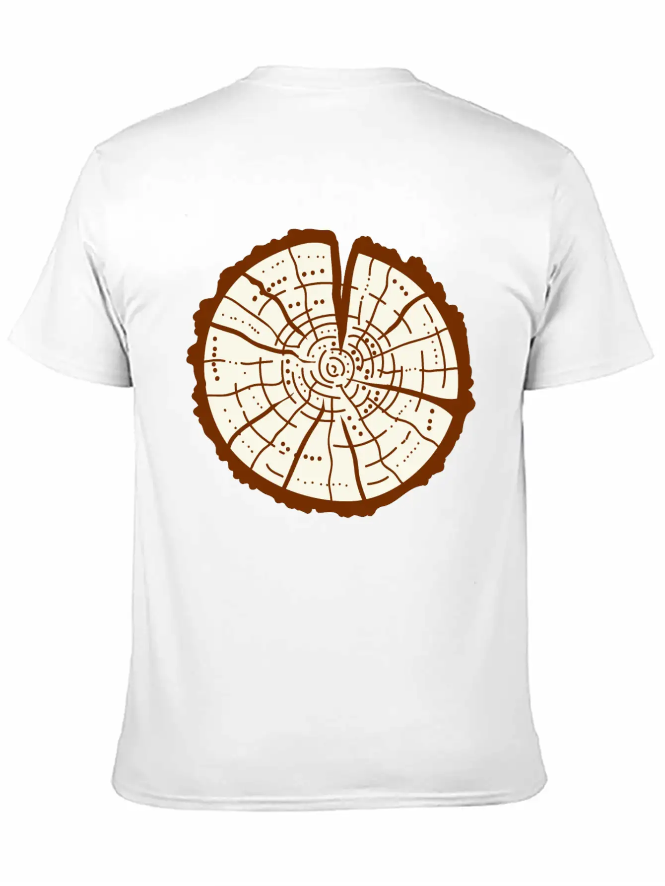 Tree Trunk Essential Cotton Tee For Daily Outfits – Unisex Style