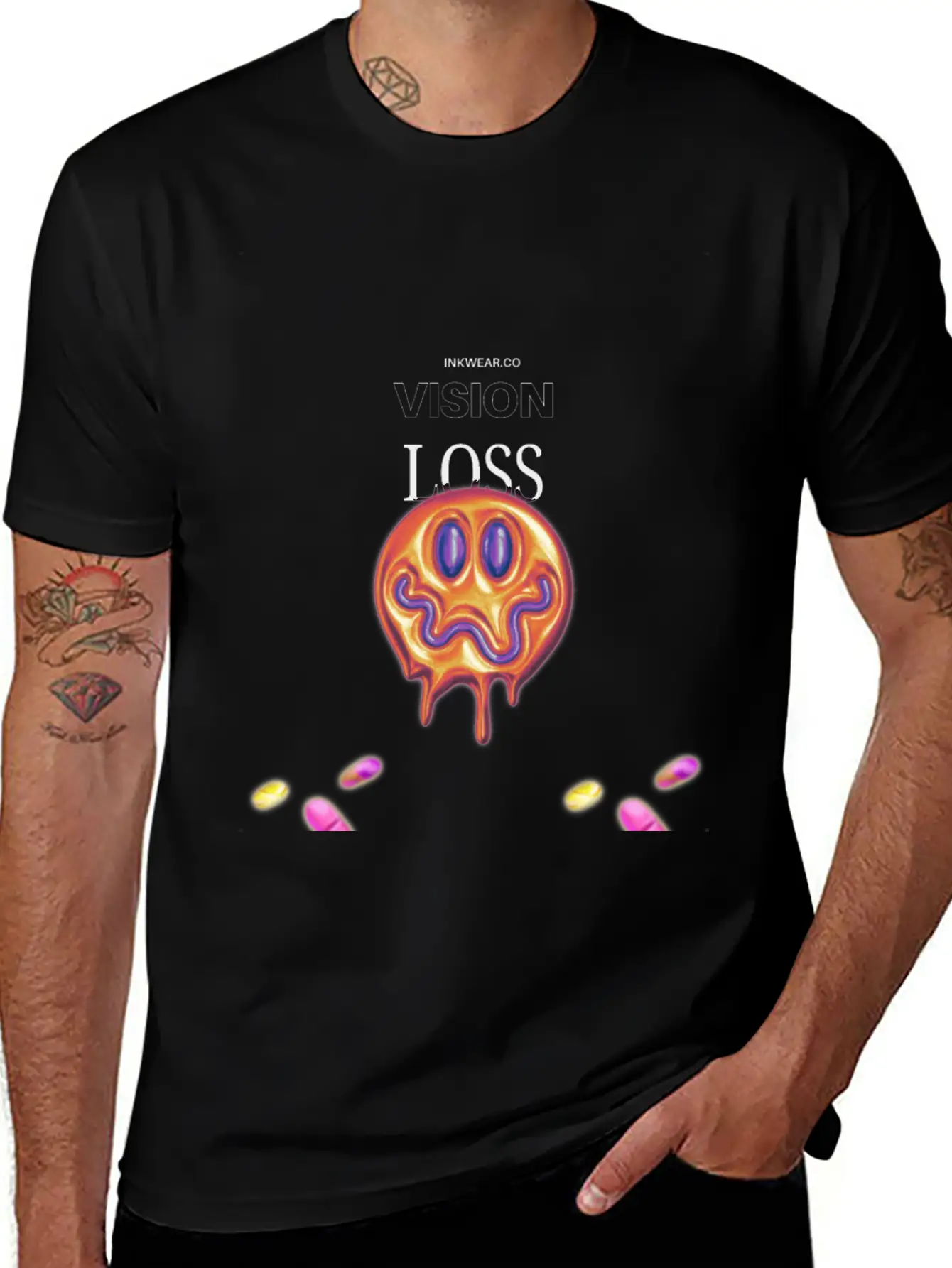 Trippy Psychedelic Unisex Casual T-Shirt – Clean Design For Daily Comfort