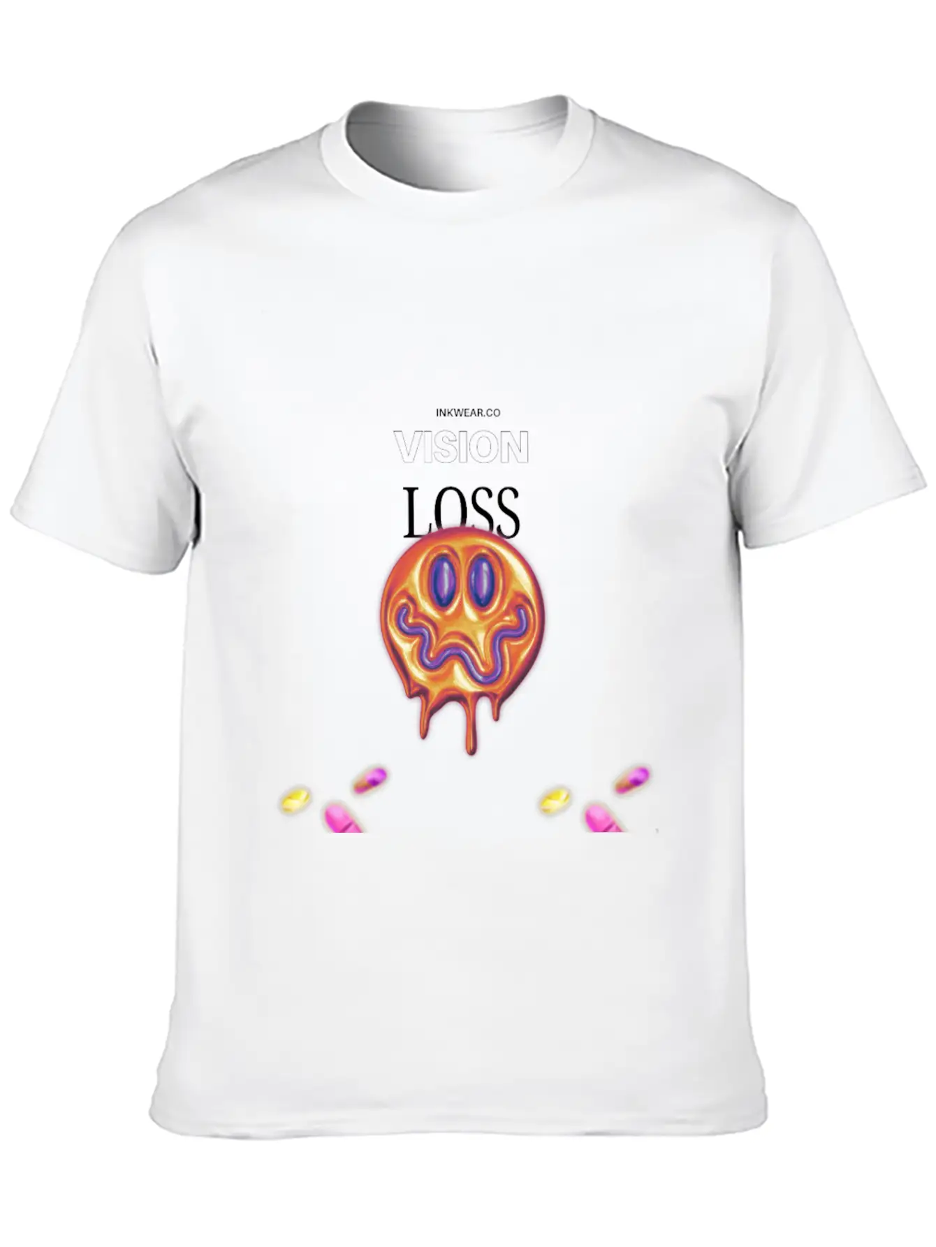 Trippy Psychedelic Unisex Casual T-Shirt – Clean Design For Daily Comfort