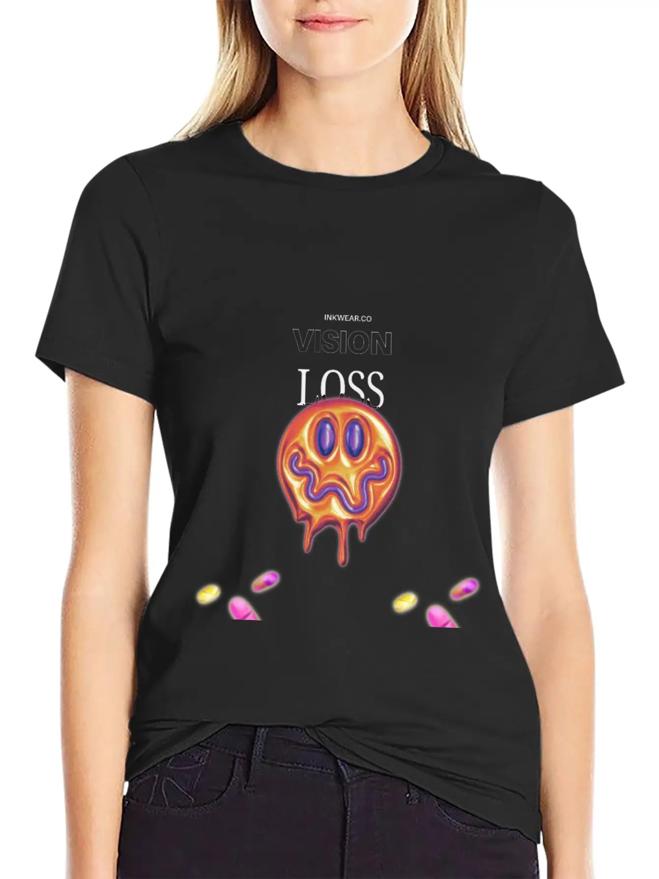 Trippy Psychedelic Unisex Casual T-Shirt – Clean Design For Daily Comfort
