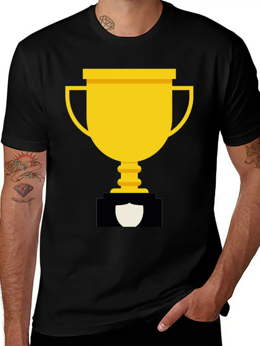 Trophy Unisex Casual T-Shirt – Clean Design For Daily Comfort