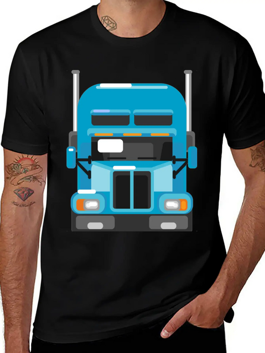Truck 07 Classic Fit Graphic Tee For Daily Comfort – Unisex Cotton Shirt