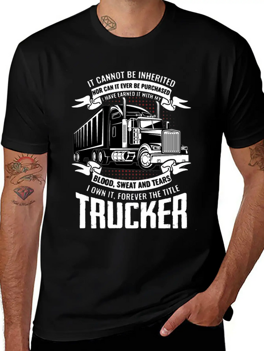 Truck Driver Gift - Funny 18 Wheeler Big Rig Unisex Casual T-Shirt – Clean Design For Daily Comfort
