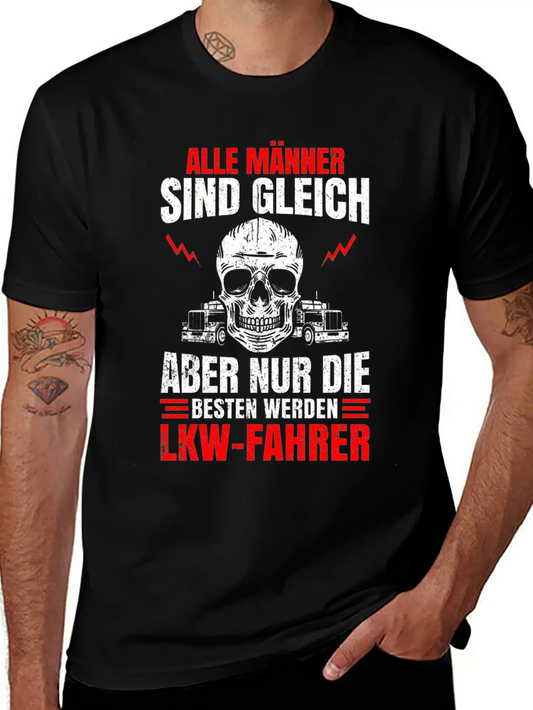 Truck Driver Trucker Freight Forwarding Tray Truck Lightweight Cotton T-Shirt – Daily Comfort Graphic Shirt