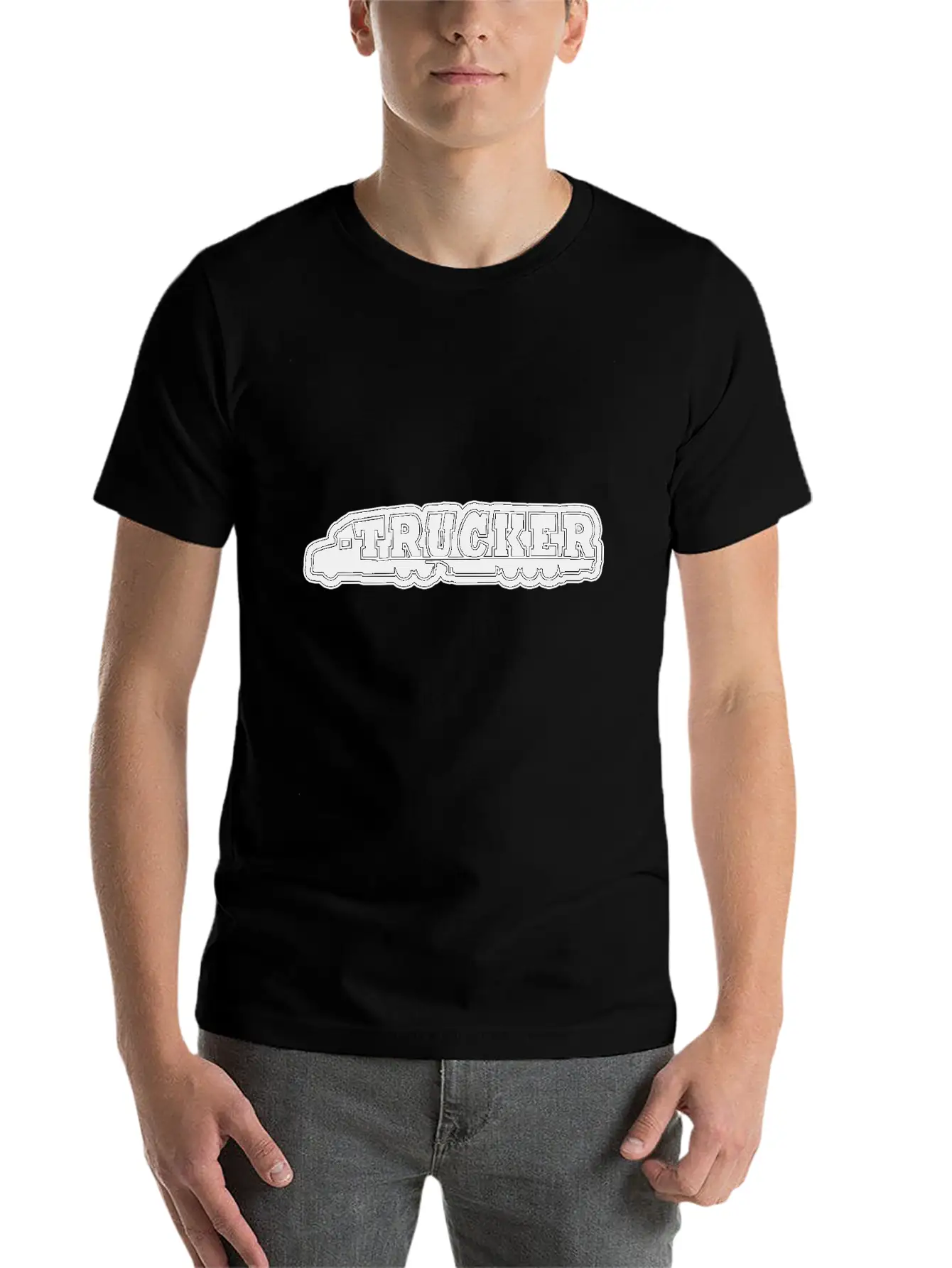Trucker Truck Driver Unisex Casual T-Shirt – Clean Design For Daily Comfort