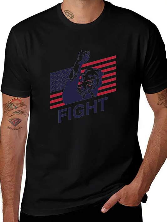Trump: The Patriot's Fight Soft Cotton Short Sleeve Tee – Unisex Wardrobe Staple