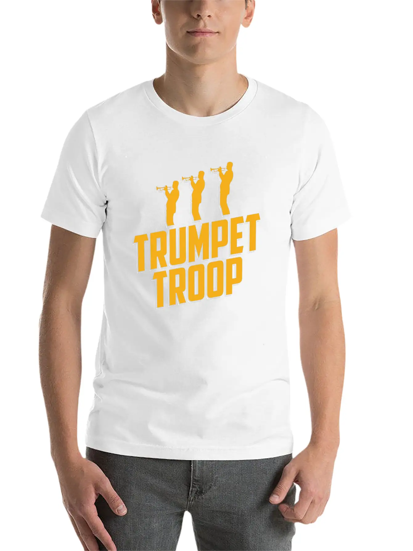 Trumpet Trumpeter Jazz Music Marching Band Basic Graphic T-Shirt – Daily Comfort In Soft Cotton