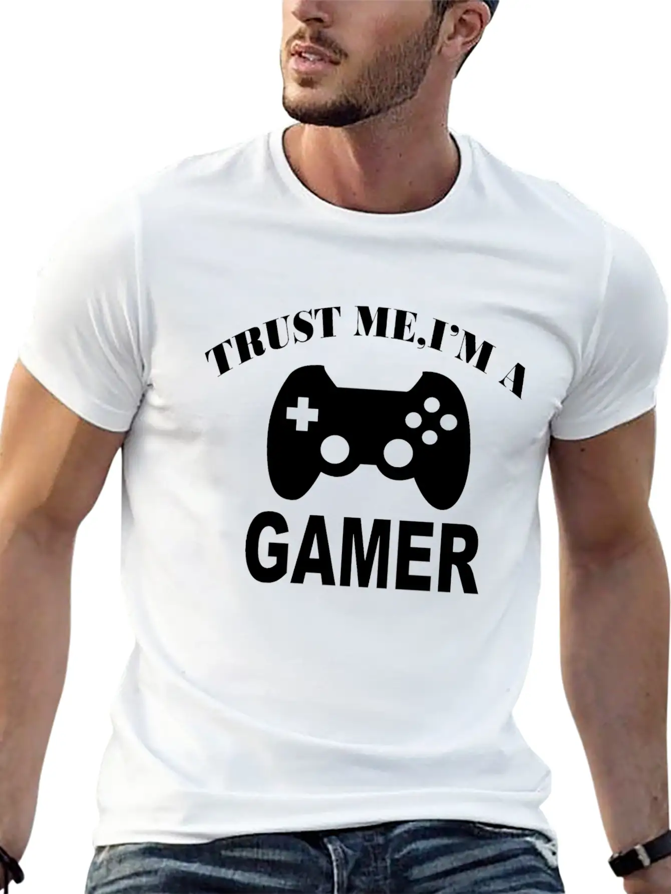 Trust Me I'm A Gamer Modern Fit Casual T-Shirt – Clean And Versatile Design