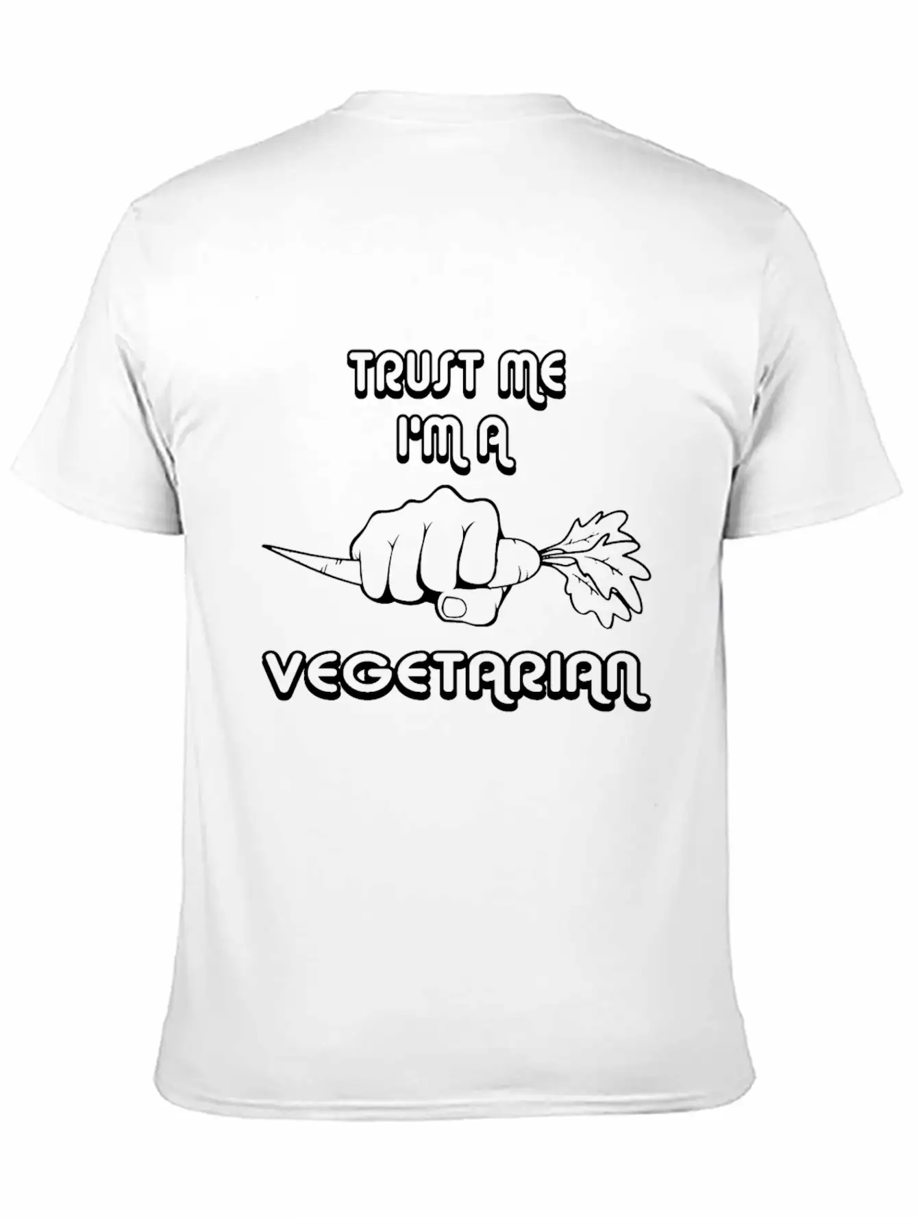 Trust Me I'm A Vegetarian - Vegetarian Relaxed Everyday Tee – Lightweight And Durable Cotton