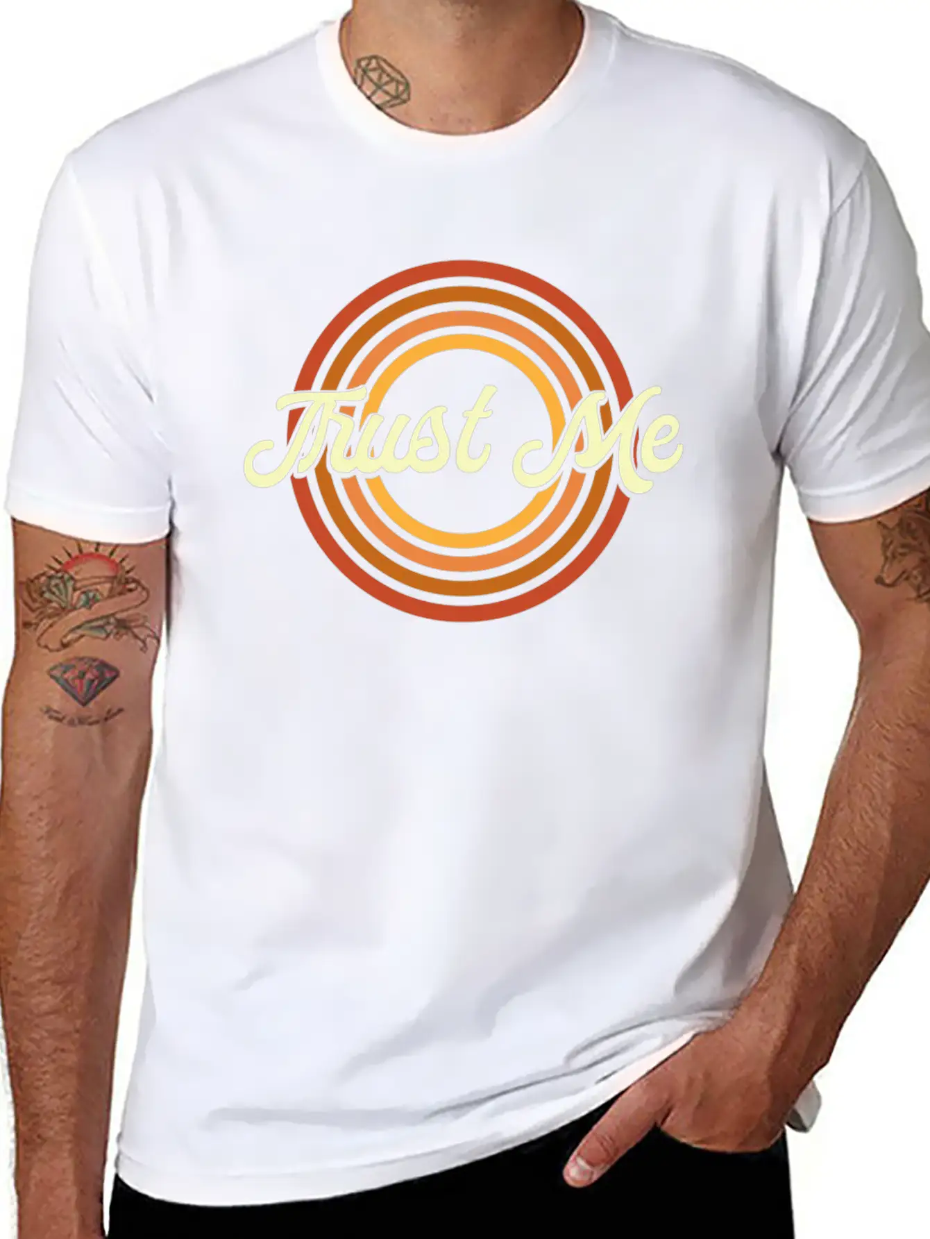 Trust Me Relaxed Everyday Tee – Lightweight And Durable Cotton