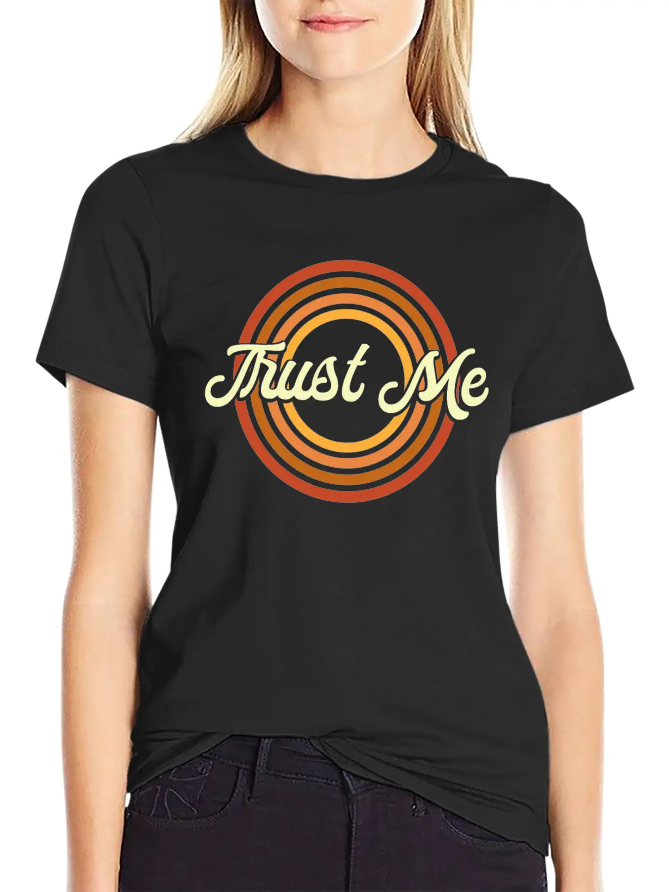 Trust Me Relaxed Everyday Tee – Lightweight And Durable Cotton